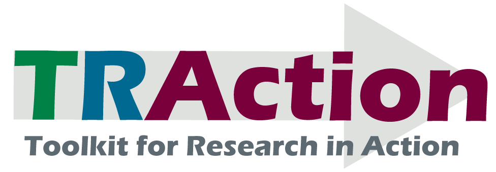 TRAction (Toolkit for Research in Action) logo